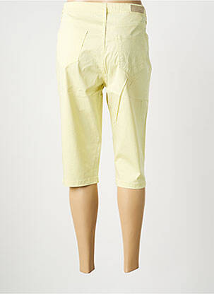 Corsaire stretch taille normale jaune LCDN femme