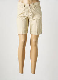 Bermuda tissage popeline taille normale beige LCDN femme
