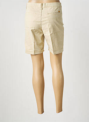 Bermuda tissage popeline taille normale beige LCDN femme