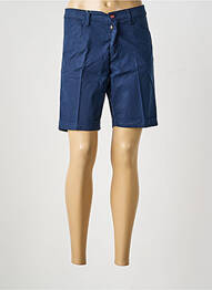Bermuda tissage popeline taille normale bleu LCDN femme