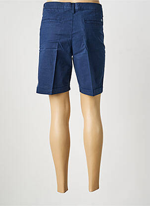 Bermuda tissage popeline taille normale bleu LCDN femme