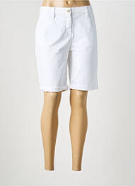 Bermuda taille à pinces taille normale blanc ANANKE femme