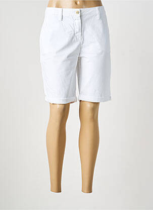 Bermuda taille à pinces taille normale blanc ANANKE femme