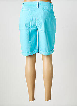 Bermuda taille à pinces taille normale bleu ANANKE femme