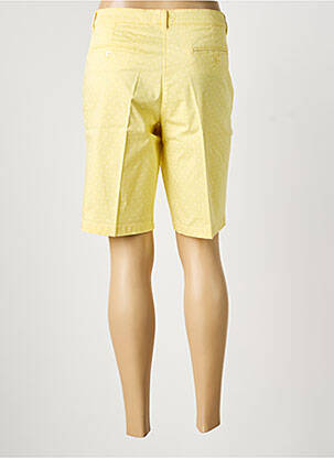 Bermuda taille à pinces taille normale jaune LCDN femme