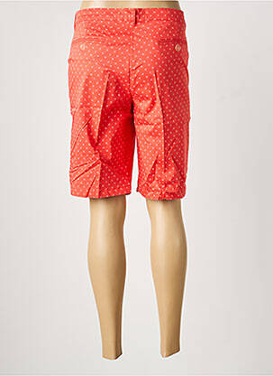 Bermuda taille à pinces taille normale orange LCDN femme