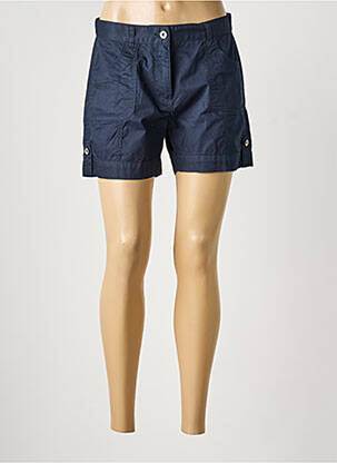 Short taille à pinces taille normale bleu JENSEN femme