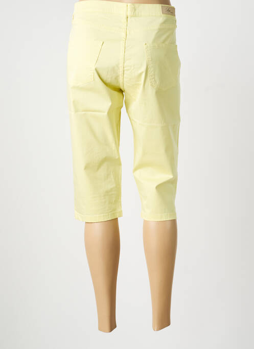 Corsaire tissage popeline taille normale jaune LCDN femme