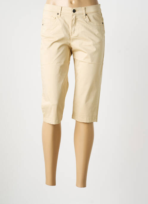 Corsaire stretch taille normale beige LCDN femme