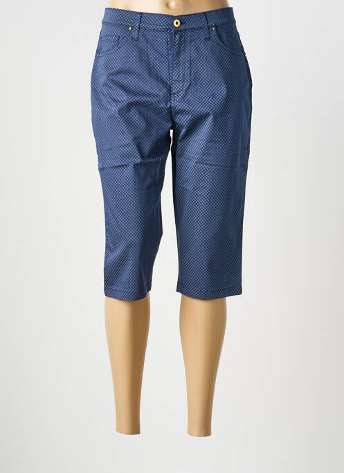 Corsaire stretch taille normale bleu fonce LCDN femme