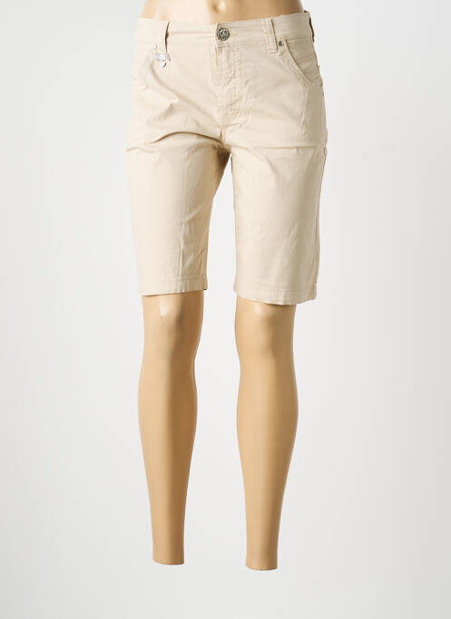 Bermuda slim taille normale beige ANNA MARIA femme