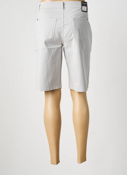 Bermuda slim taille normale gris ANNA MARIA femme