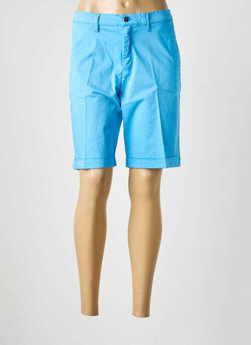 Bermuda taille à pinces taille normale bleu LCDN femme