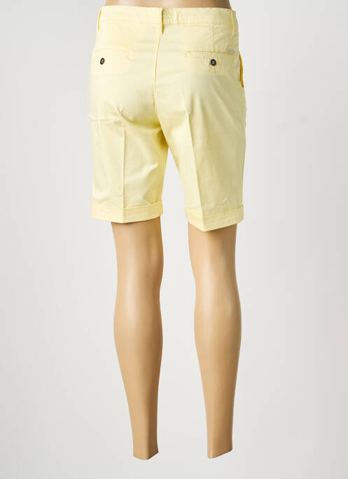 Bermuda taille à pinces taille normale jaune LCDN femme