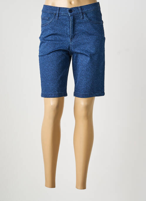 Bermuda slim taille normale bleu LCDN femme