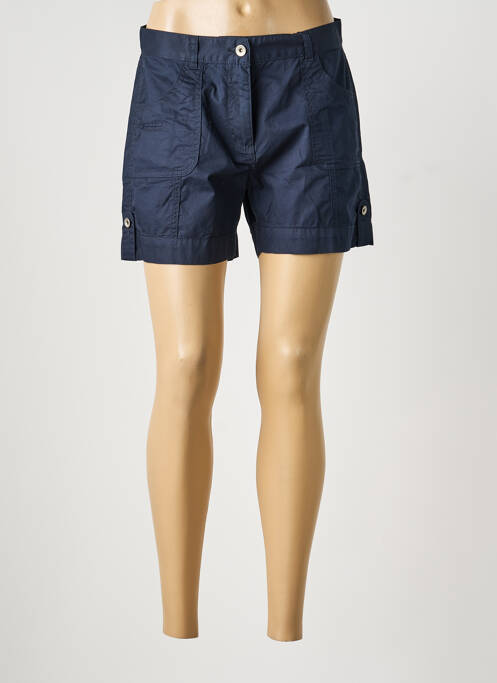 Short taille à pinces taille normale bleu JENSEN femme