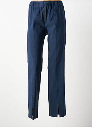 Pantalon droit stretch taille normale bleu SHEEGO femme