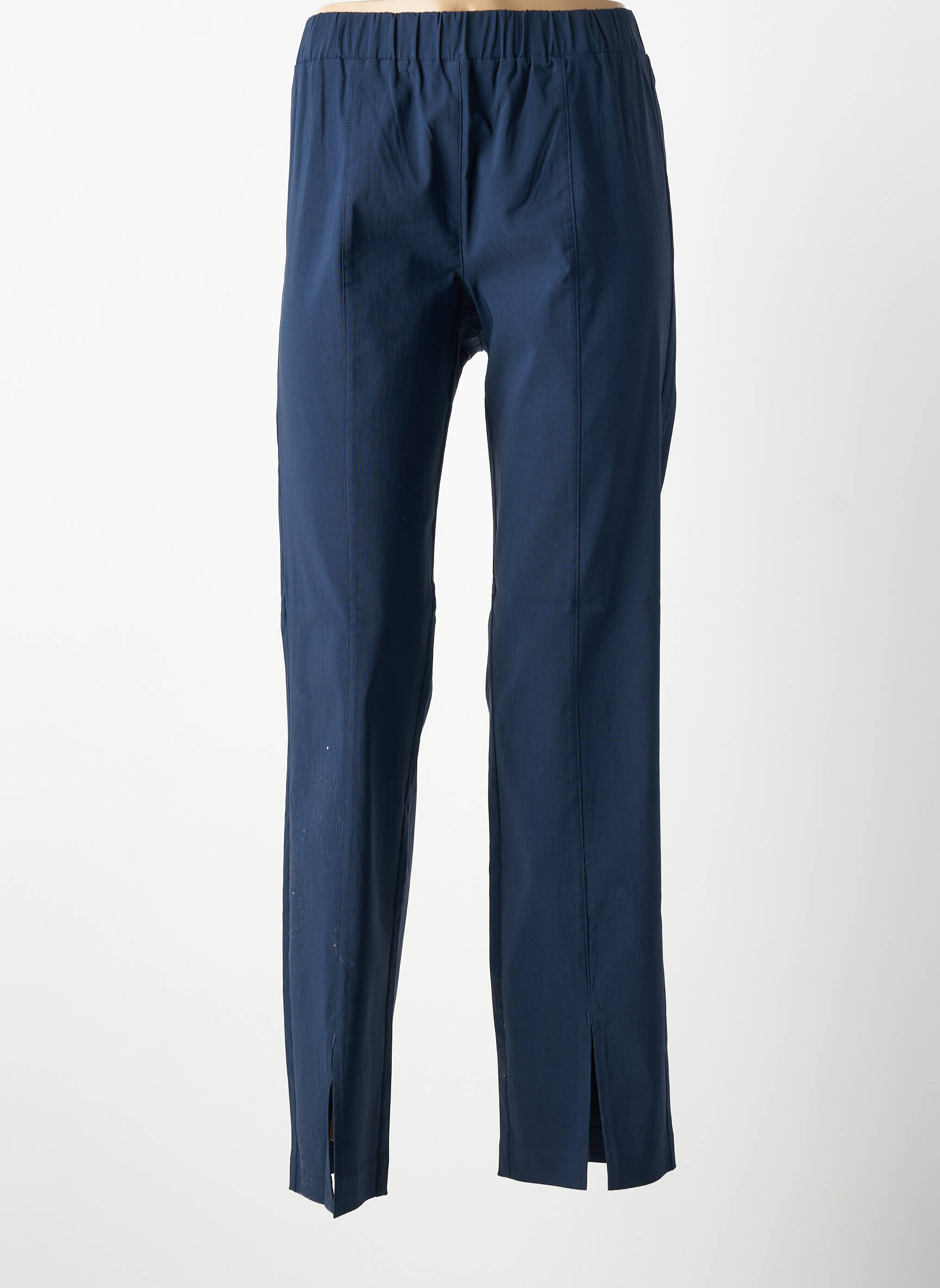 Pantalon droit stretch taille normale bleu SHEEGO femme