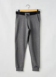 Jogging tissage chiné taille élastique gris DKNY garcon