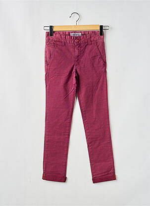 Pantalon chino stretch taille ajustable violet KAPORAL garcon