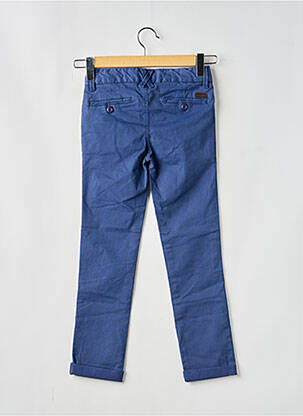 Pantalon chino stretch taille ajustable bleu KAPORAL garçon