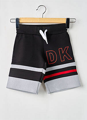 Bermuda taille élastique taille élastique noir DKNY garcon