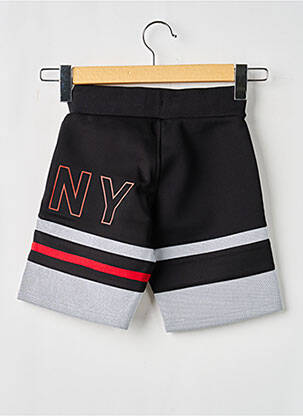 Bermuda taille élastique taille élastique noir DKNY garçon