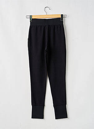 Pantalon droit resserrée sur le bas taille élastique noir KARL LAGERFELD fille
