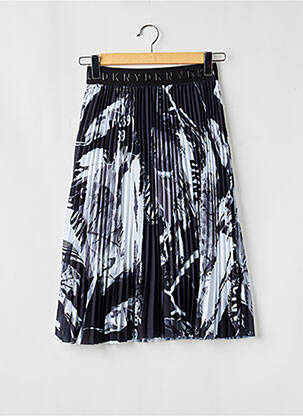 Jupe mi-longue doublure noir DKNY fille