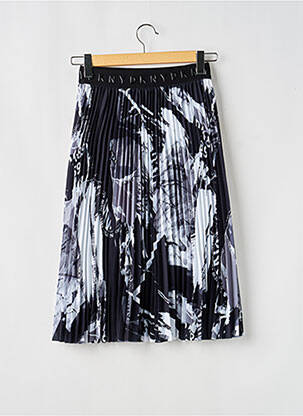 Jupe mi-longue doublure noir DKNY fille