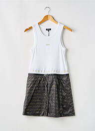 Robe mi-longue sans manche sans manche noir DKNY fille