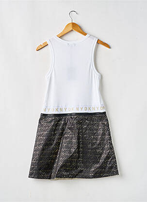 Robe mi-longue sans manche sans manche noir DKNY fille