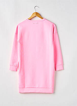 Robe pull manches longues manches longues rose KARL LAGERFELD fille
