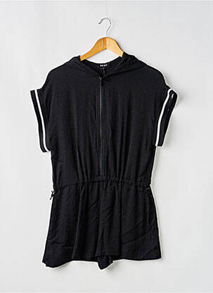 Combishort coupe cintrée manches courtes noir DKNY fille