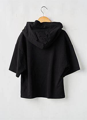 T-shirt stretch manches courtes noir DKNY fille