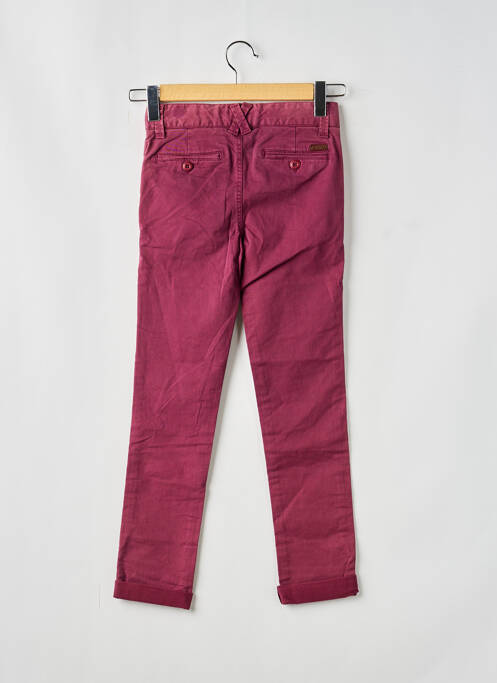 Pantalon chino stretch taille ajustable violet KAPORAL garcon