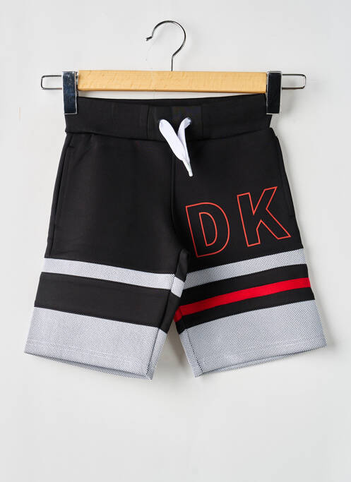 Bermuda taille élastique taille élastique noir DKNY garcon