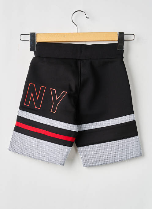 Bermuda taille élastique taille élastique noir DKNY garcon