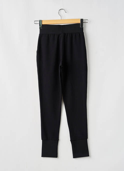 Pantalon droit resserrée sur le bas taille élastique noir KARL LAGERFELD fille