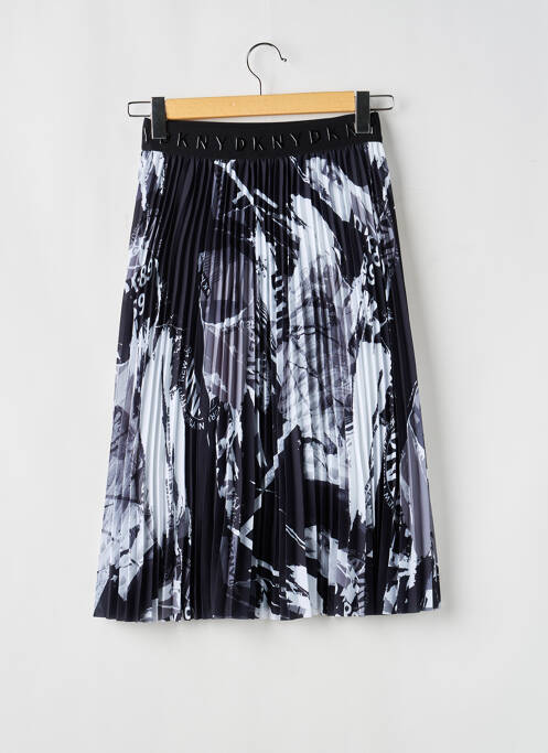 Jupe mi-longue doublure noir DKNY fille