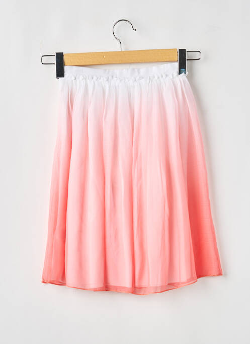 Jupe mi-longue doublure blanc CARREMENT BEAU fille