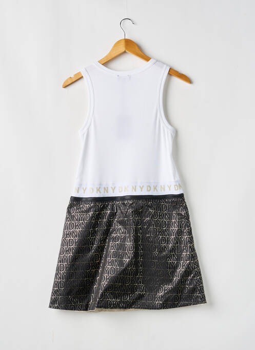 Robe mi-longue sans manche sans manche noir DKNY fille