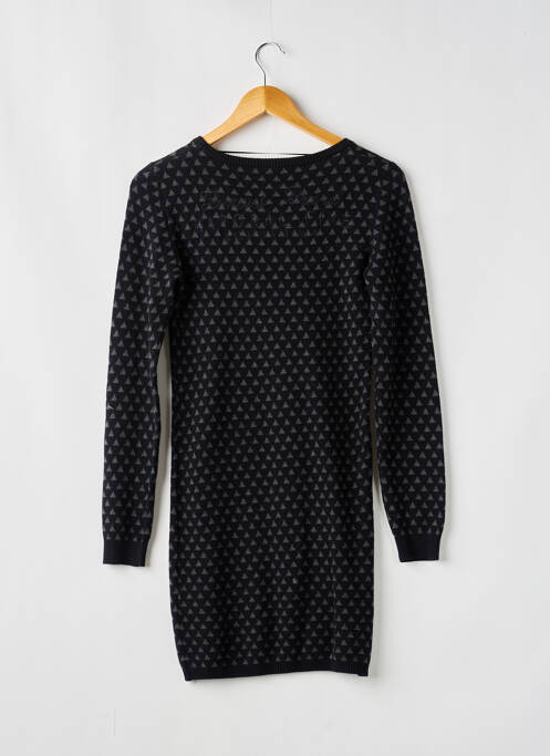Robe pull manches longues manches longues noir KAPORAL fille