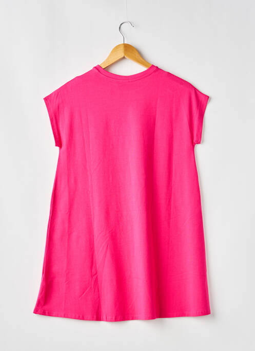 Robe courte manches courtes manches courtes rose DKNY fille