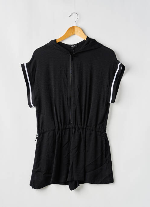 Combishort coupe cintrée manches courtes noir DKNY fille