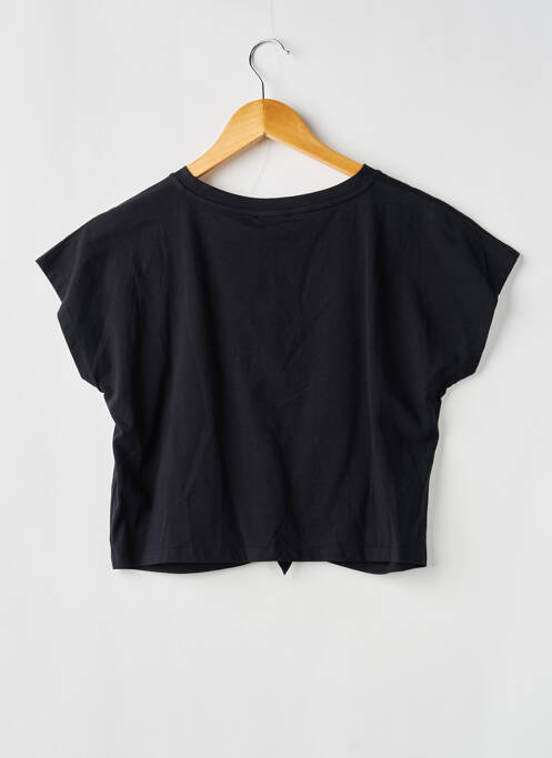 T-shirt coupe droite manches courtes noir DKNY fille