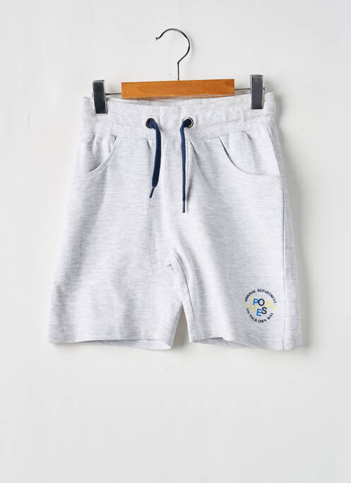 Bermuda gris 3 POMMES garçon