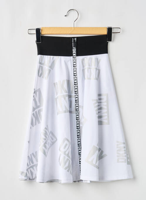 Jupe mi-longue blanc DKNY fille