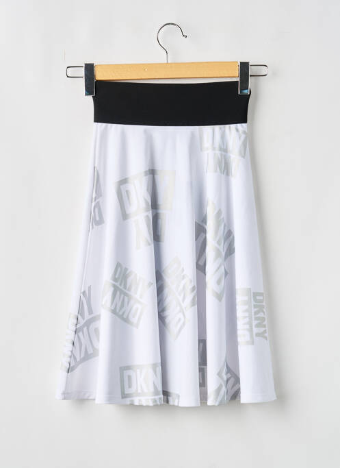 Jupe mi-longue blanc DKNY fille