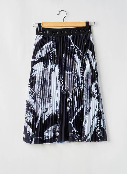 Jupe mi-longue noir DKNY fille